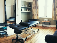 acorn natural health centre front therapy room with massage bed